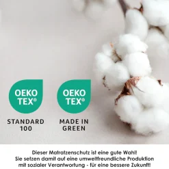 SETEX Matratzenauflage »Molton Spann, Auflage, Allergiker geeignet (Hausstauballergiker)« strapazierfähiger Matratzenschutz, 90x200cm, 140x200 & weitere Größen