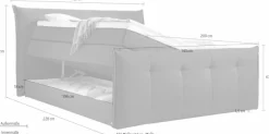 set one by Musterring Boxspringbett »Florida« mit Bettkasten, in 5 Liegekomfortvarianten