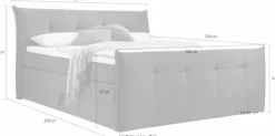 set one by Musterring Boxspringbett »Florida« mit Bettkasten, in 5 Liegekomfortvarianten
