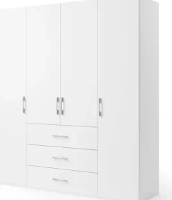set one by Musterring Drehtürenschrank »Henderson« mit 3 Schubladen, inkl. Fachböden und Kleiderstangen