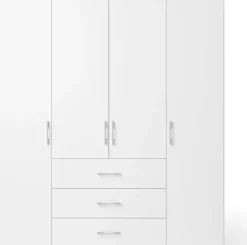 set one by Musterring Drehtürenschrank »Henderson« mit 3 Schubladen, inkl. Fachböden und Kleiderstangen