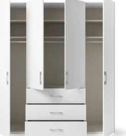 set one by Musterring Drehtürenschrank »Henderson« mit 3 Schubladen, inkl. Fachböden und Kleiderstangen