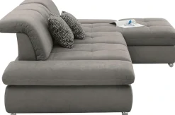 set one by Musterring Ecksofa »SO4100 V« mit verstellbaren Kopfteilen, wahlweise mit Funktionen, Cord-Bezug