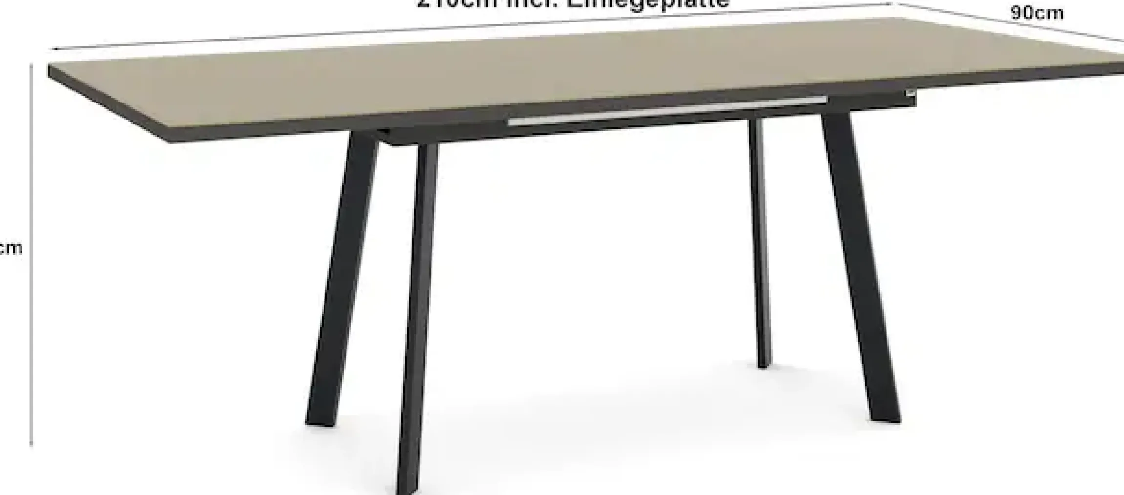 set one by Musterring Esstisch »Reno« 1 Stk. tlg. Mit Vierkantfuß, wählbaren Gestellen und Plattenfarben