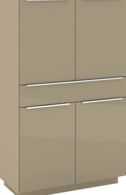 set one by Musterring Highboard »Reno« 1 Stk. tlg. Mit Sockel in diversen Farben, 148 cm Höhe & Farbauswahl