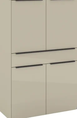 set one by Musterring Highboard »Reno« 1 Stk. tlg. Mit Gleitern und in verschiedenen Farben erhältlich