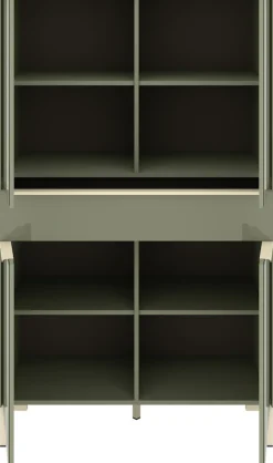 set one by Musterring Highboard »Reno« 1 Stk. tlg. Mit Winkelfuß in diversen Farben, 154 cm Höhe & Farbauswahl