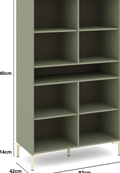 set one by Musterring Highboard »Reno« 1 Stk. tlg. Mit Winkelfuß in diversen Farben, 154 cm Höhe & Farbauswahl