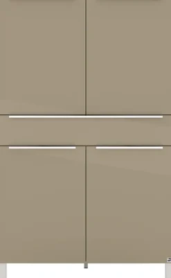 set one by Musterring Highboard »Reno« 1 Stk. tlg. Mit Vierkantfuß in diversen Farben, 152 cm Höhe & Farbauswahl