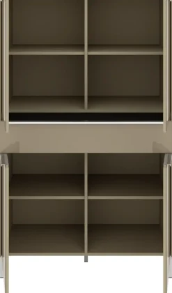 set one by Musterring Highboard »Reno« 1 Stk. tlg. Mit Vierkantfuß in diversen Farben, 152 cm Höhe & Farbauswahl