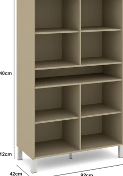 set one by Musterring Highboard »Reno« 1 Stk. tlg. Mit Vierkantfuß in diversen Farben, 152 cm Höhe & Farbauswahl