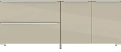 set one by Musterring Lowboard »Reno« 1 Stk. tlg. Mit Winkelfuß in diversen Farben, 77 cm Höhe & Farbauswahl