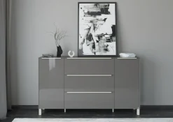 set one by Musterring Sideboard »Reno« 1 Stk. tlg. Mit Vierkantfuß in diversen Farben, 106 cm Höhe & Farbauswahl