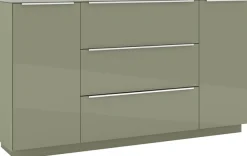 set one by Musterring Sideboard »Reno« 1 Stk. tlg. Mit Sockel in diversen Farben, 102 cm Höhe & Farbauswahl