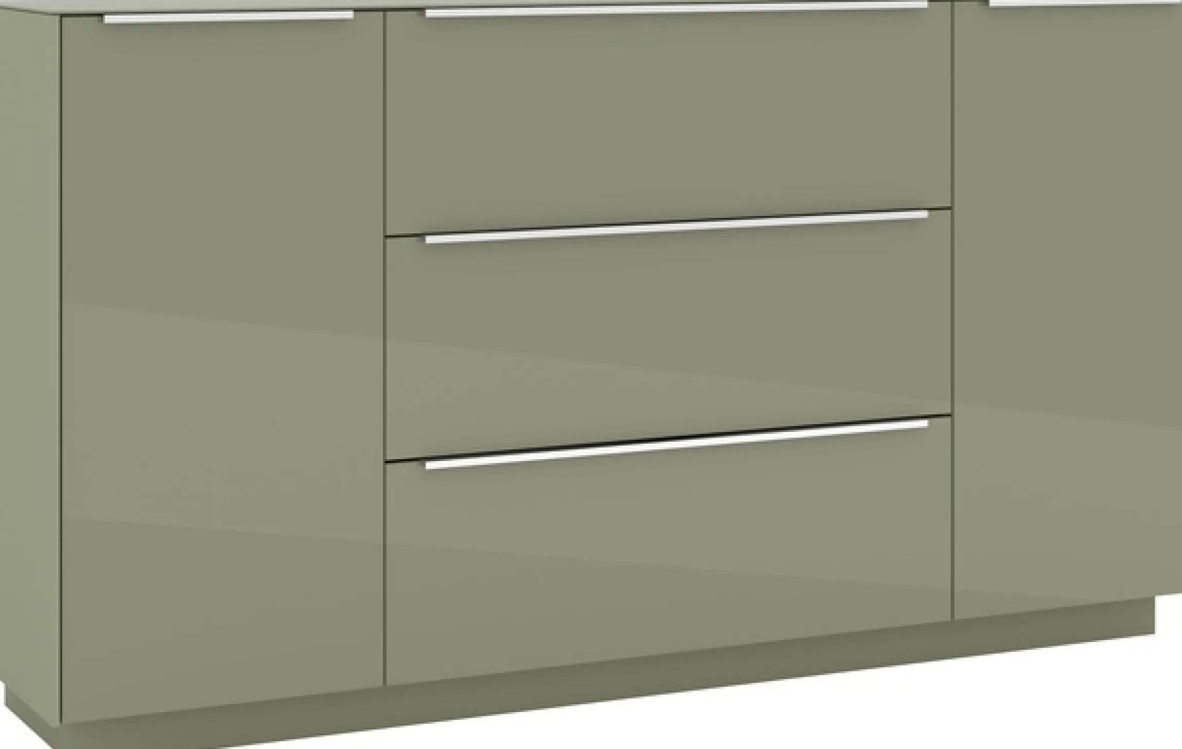 set one by Musterring Sideboard »Reno« 1 Stk. tlg. Mit Sockel in diversen Farben, 102 cm Höhe & Farbauswahl