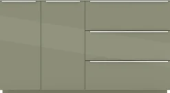 set one by Musterring Sideboard »Reno« 1 Stk. tlg. Mit Sockel in diversen Farben, 102 cm Höhe & Farbauswahl