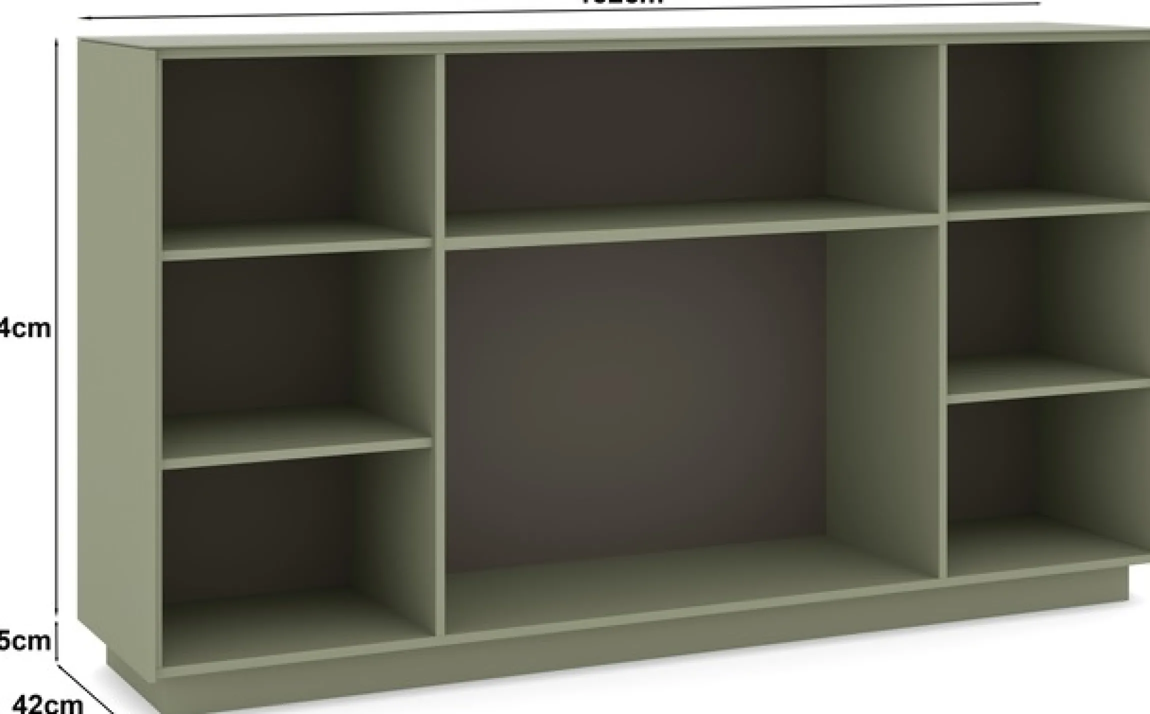 set one by Musterring Sideboard »Reno« 1 Stk. tlg. Mit Sockel in diversen Farben, 102 cm Höhe & Farbauswahl