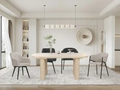 SIT Armlehnstuhl »London 2er-Set Esszimmerstühle mit Strukturstoff & Metallgestell« (Set) 2 Stk.Öko-Tex Strukturstoff & bequeme Armlehnen für Sitzkomfort