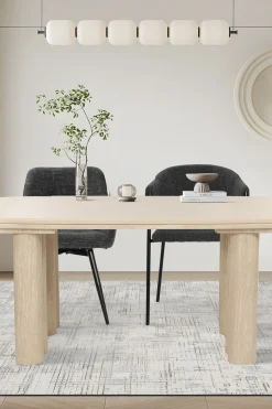 SIT Armlehnstuhl »London 2er-Set Esszimmerstühle mit Strukturstoff & Metallgestell« (Set) 2 Stk.Öko-Tex Strukturstoff & bequeme Armlehnen für Sitzkomfort