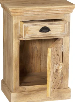 SIT Badmöbel-Set »Brisbane 5-teilig aus Mangoholz mit Schnitzereien« 5 Stk. tlg.