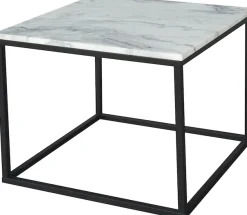 SIT Couchtisch »Vilnius aus echtem Marmor – quadratisch mit Metallgestell« Echte Marmorplatte mit gerader Kante & hochwertigem Metallgestell