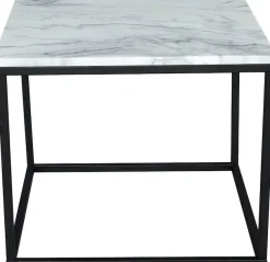 SIT Couchtisch »Vilnius aus echtem Marmor – quadratisch mit Metallgestell« Echte Marmorplatte mit gerader Kante & hochwertigem Metallgestell