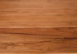 SIT Esstisch »Brixen aus recyceltem Teak mit 50-mm-Platte & X-Gestell« Rustikale Teakholzplatte mit einzigartiger Maserung – ein Unikat