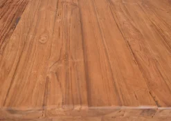 SIT Esstisch »Brixen aus recyceltem Teak mit 50-mm-Platte & X-Gestell« Rustikale Teakholzplatte mit einzigartiger Maserung – ein Unikat
