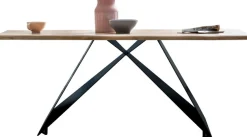 SIT Esstisch »Cuenca aus Akazie massiv mit Baumkante & Cross-Base-Gestell« 1 Stk. tlg. 36 mm starke Akazienplatte mit natürlich gewachsener Baumkante