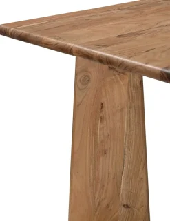 SIT Esstisch »Jakarta aus Akazie 200x100 cm mit asymmetrischem Holzgestell« 3 cm starke Akazienplatte mit abgerundeten Kanten