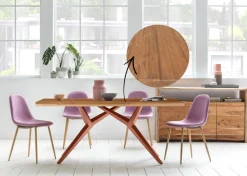SIT Esstisch »Juneau aus recyceltem Teak mit 50-mm-Platte & Rustik-Look« 50 mm starke Teakplatte mit markanter rustikaler Oberfläche