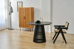 SIT Esstisch »Portland Ø 100 cm mit Säulengestell & Schweizer Kante« Säulenfuß schafft komfortable Beinfreiheit am Esstisch