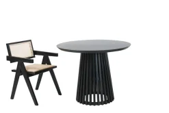 SIT Esstisch »Portland Ø 100 cm mit Säulengestell & Schweizer Kante« Säulenfuß schafft komfortable Beinfreiheit am Esstisch