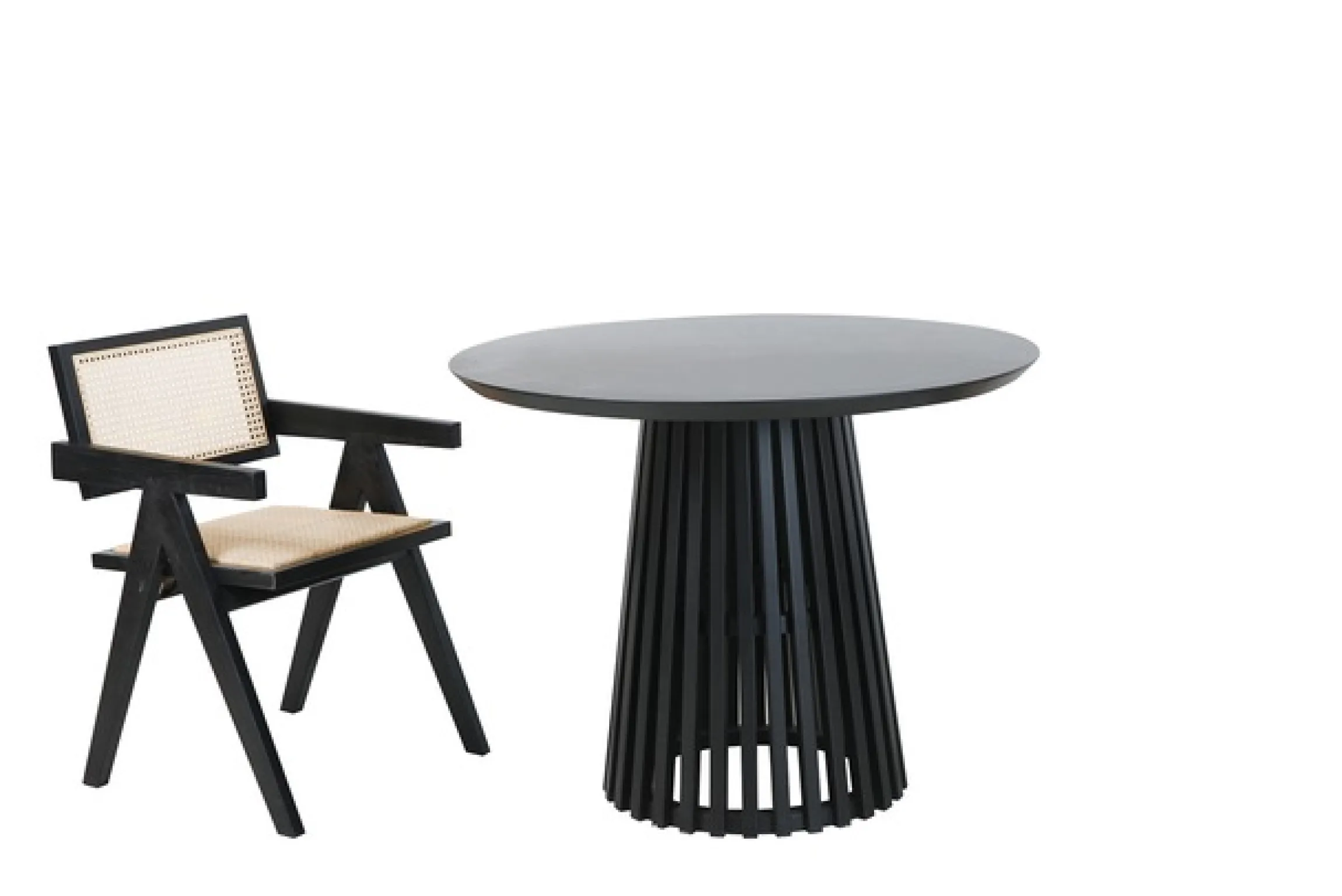 SIT Esstisch »Portland Ø 100 cm mit Säulengestell & Schweizer Kante« Säulenfuß schafft komfortable Beinfreiheit am Esstisch