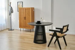 SIT Esstisch »Portland Ø 100 cm mit Säulengestell & Schweizer Kante« Säulenfuß schafft komfortable Beinfreiheit am Esstisch