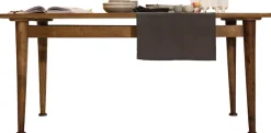 SIT Esstisch »T-WESTCOAST TABLE LARGE aus Mangoholz Massivholz« Markante Holzbeine mit dekorativen Absätzen in Tellerform