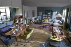 SIT Esstisch »T-WESTCOAST TABLE LARGE aus Mangoholz Massivholz« Markante Holzbeine mit dekorativen Absätzen in Tellerform