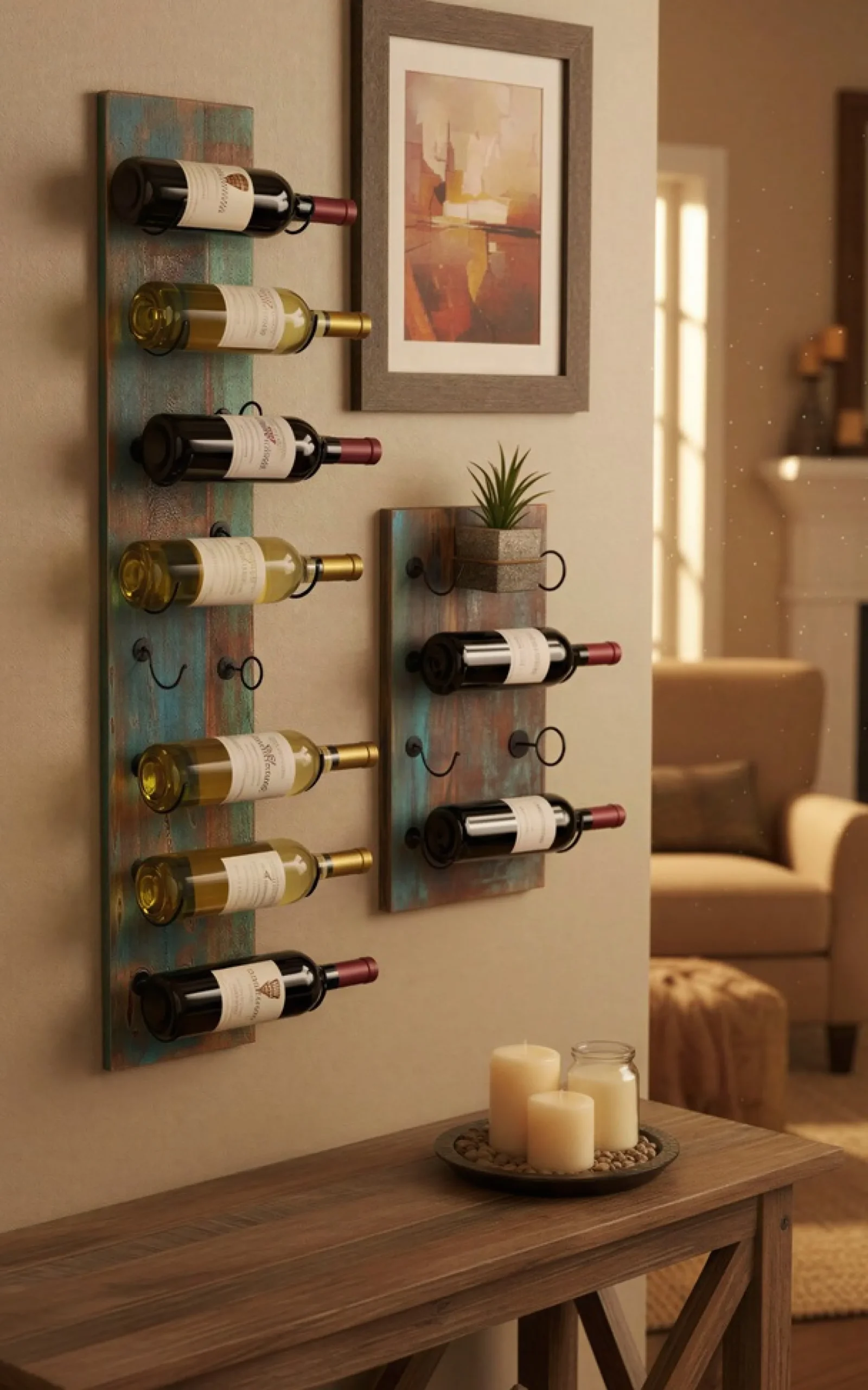 SIT Flaschenregal »Riverboat« Weinregal aus Altholz mit Gebrauchsspuren im Industrial Design
