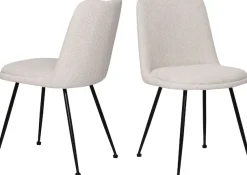 SIT 4-Fußstuhl »Krakau 2er-Set Bouclé Esszimmerstühle mit Metallgestell« (Set) 2 Stk.Öko-Tex Bouclé-Bezug & vielseitig einsetzbares Design