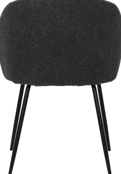 SIT 4-Fußstuhl »Verona 2er-Set Esszimmerstühle mit Strukturstoff & Metallgestell« (Set) 2 Stk.Öko-Tex Strukturstoff & ergonomisch gerundete Rückenlehne