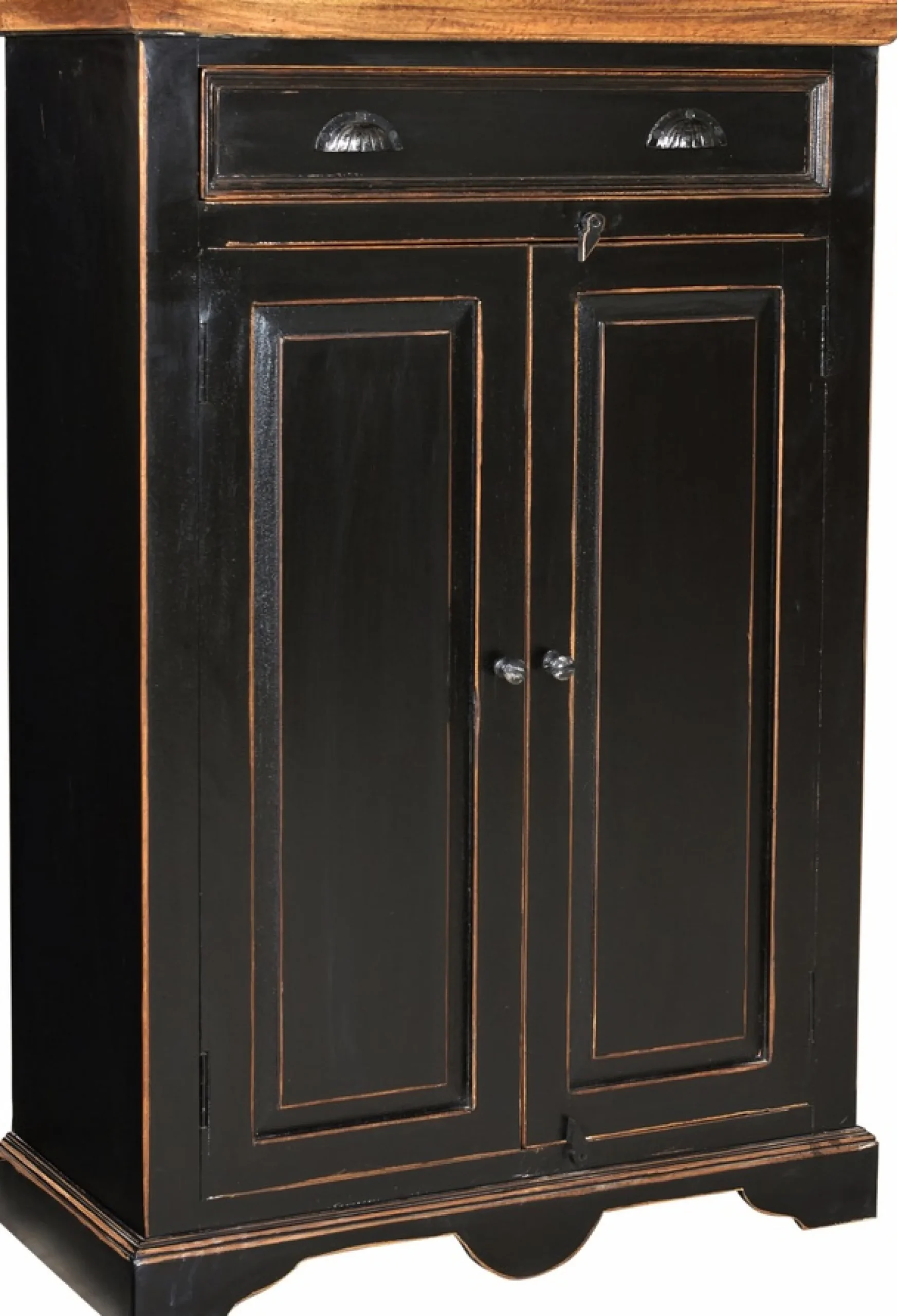 SIT Highboard »CORSICA Vintage aus Mangoholz mit Türen & Schublade« Vier feste Einlegeböden für strukturierten Stauraum