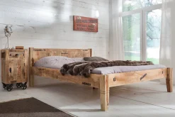 SIT Kommode »RUSTIC aus Mangoholz mit Rollen & Industrial-Look« Beweglich auf Metallrollen mit markanten Vintage-Gebrauchsspuren
