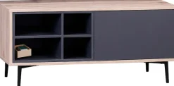 SIT Lowboard »Kommode MAILBOX – Scandi‑Lowboard MDF mit Dekorfolie & Metallbeinen« Scandi‑Lowboard MDF mit Dekorfolie und stilvollen Metallbeinen