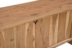 SIT Lowboard »Rabat aus Akazie mit Holzwangen-Gestell & Stauraum« 1 Stk. tlg. TV-Board aus Akazie mit 2 Türen und offenen Ablagen