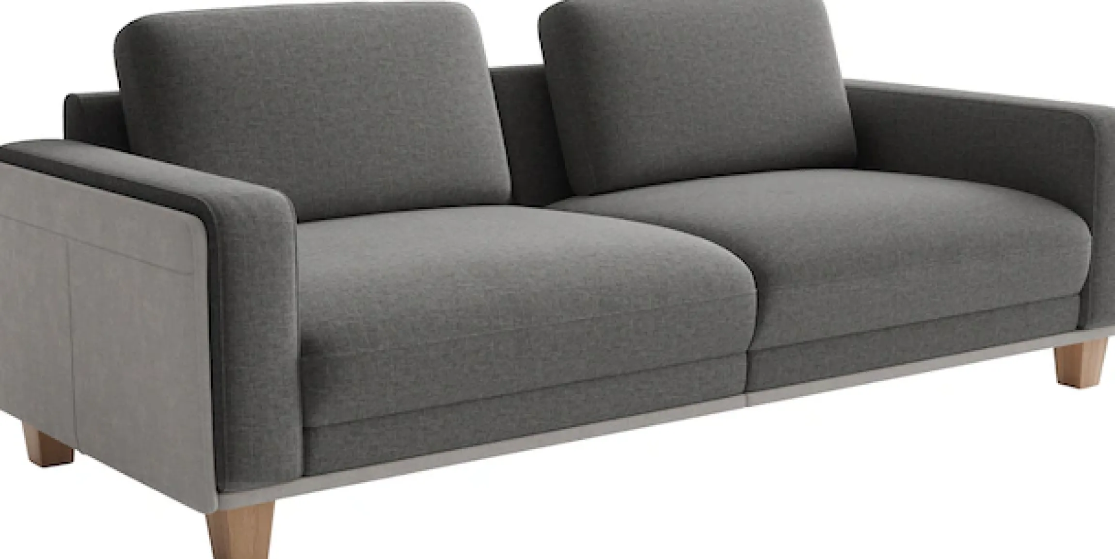 sit&more Big-Sofa »Concept« Modernes Sofa in drei Fußfarben zur Auswahl