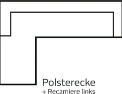sit&more Ecksofa »Alcudia L-Form« wahlweise mit Schlaffunktion