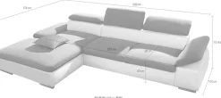 sit&more Ecksofa »Alcudia L-Form« wahlweise mit Schlaffunktion