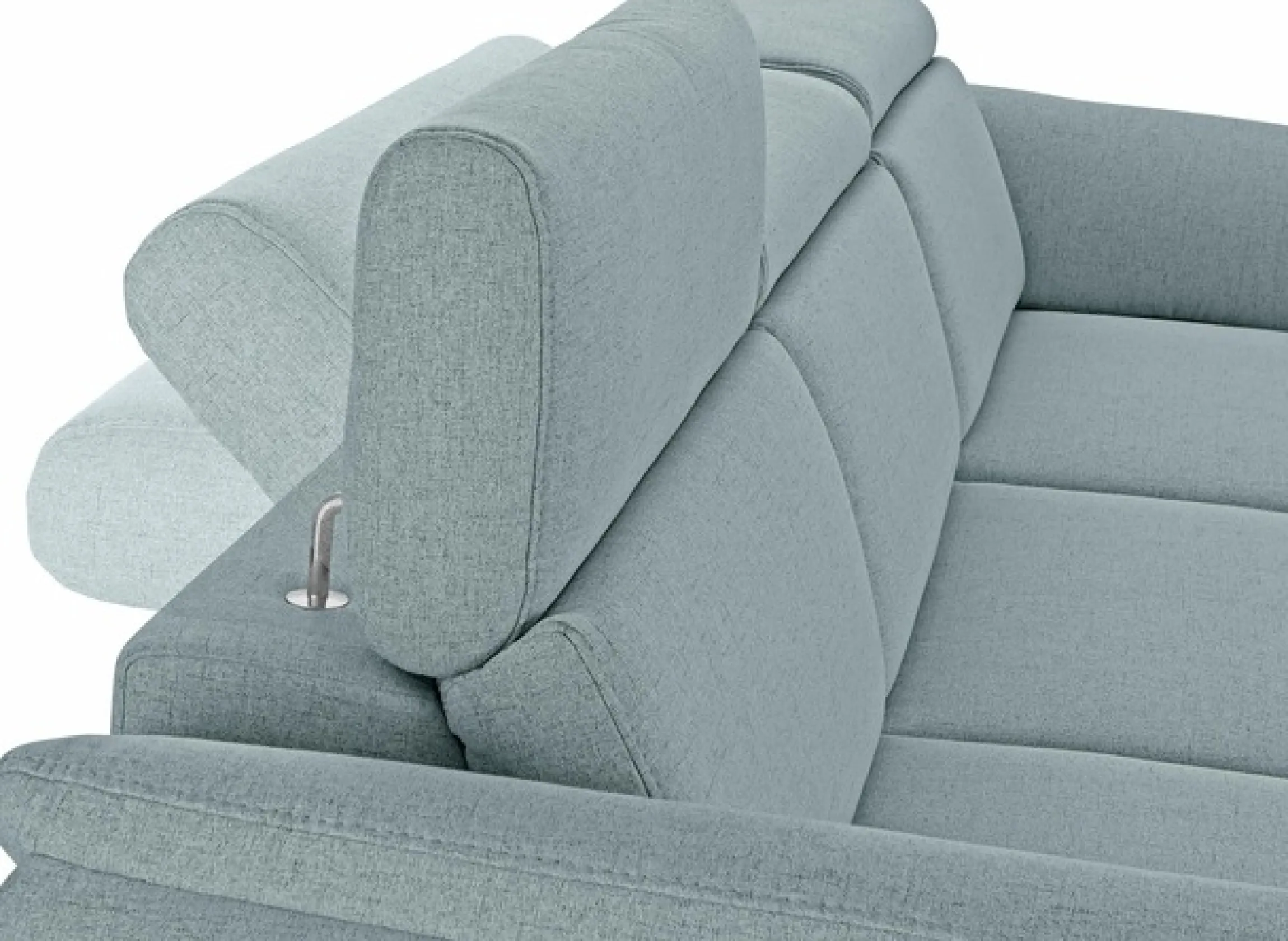 sit&more Ecksofa »Avignon L-Form« Kopfteilverstellung, wahlweise mit Schlaffunktion und Bettkasten
