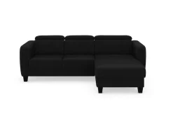 sit&more Ecksofa »Belluci L-Form« inklusive Federkern, wahlweise mit Schlaffunktion und Bettkasten