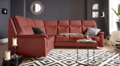 sit&more Ecksofa »Boccaccio L-Form« mit Federkern und Kopfteilverstellung, wahlweise mit Schlaffunktion